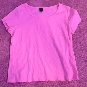 light pink target top